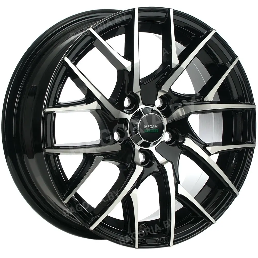 Литой диск Megami MGM-12 BKF Литой диск Megami MGM-12 BKF