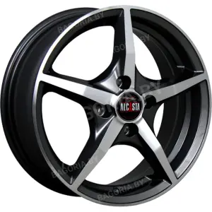 Легковые диски Alcasta M56 BKF