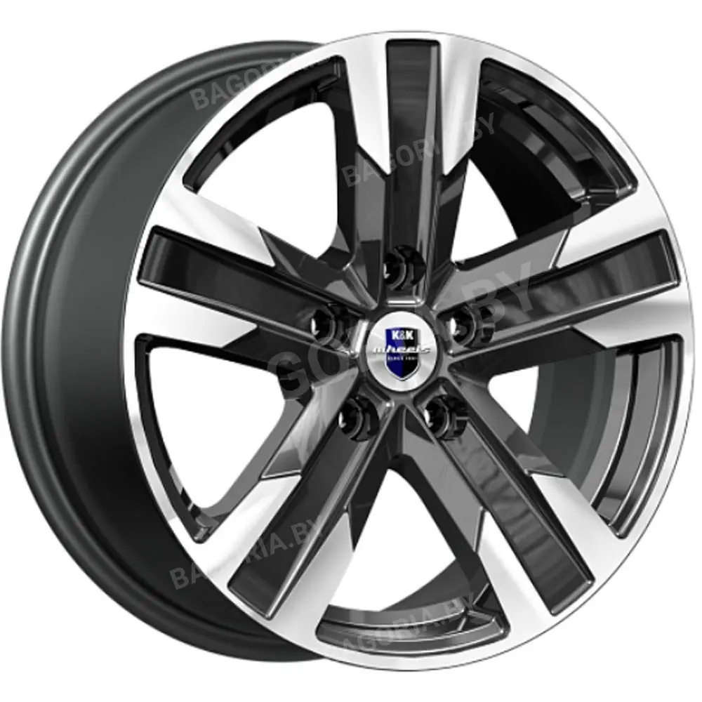 Легковые диски K&K Висмут Алмаз Черный