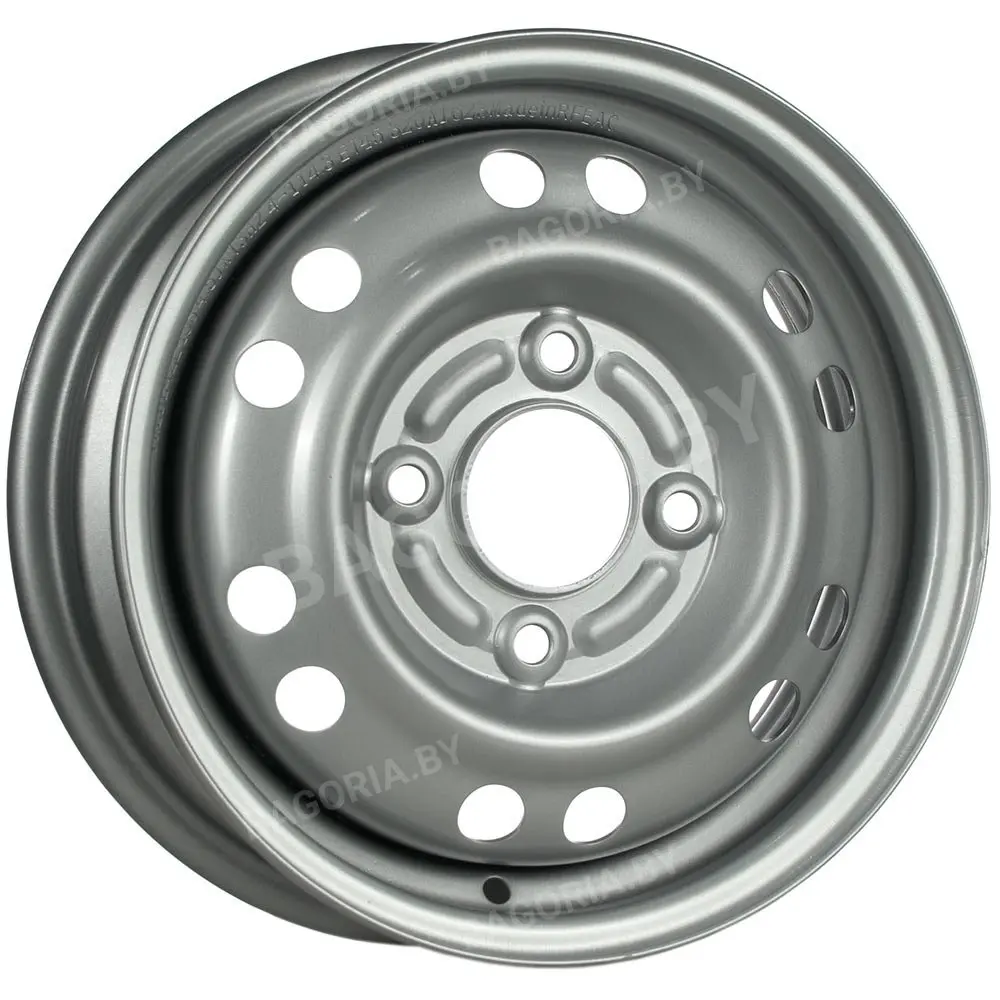 Штампованный диск Trebl 42E45S Silver